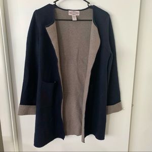 Anthropology Oliver by Escio Two Tone Cardigan